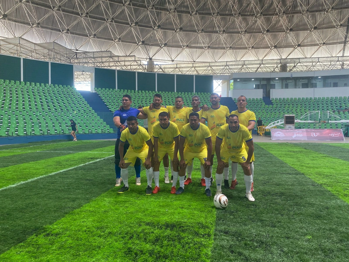 Jogadores da equipe Tiradentes