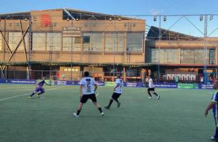 Jogo entre profissionais da saúde e imprensa (Foto: Tiago Moura/Conecta Piauí)