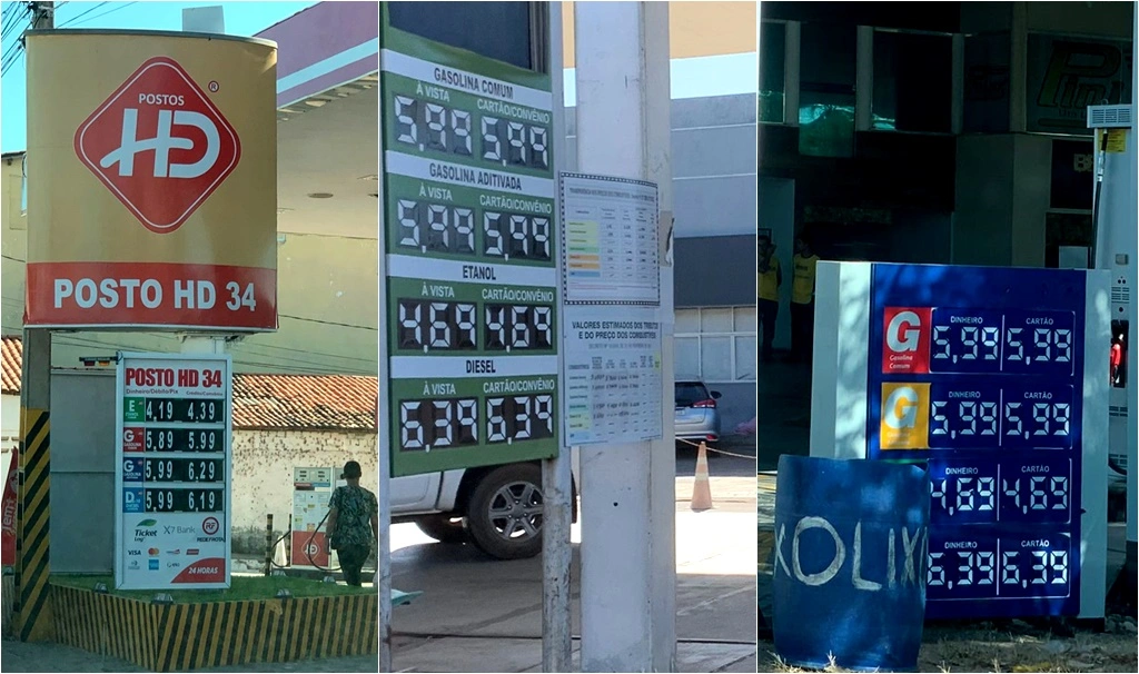 Preço dos combustíveis em Parnaíba