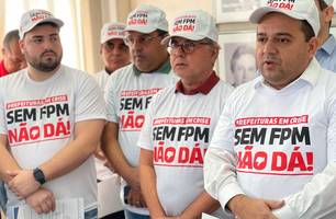 Prefeitos fazem mobilização (Foto: Tiago Moura / Conecta Piauí) Prefeitos fazem mobilização (Foto: Tiago Moura / Conecta Piauí)