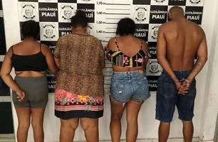 Quatro pessoas são presas acusadas de tráfico de drogas em Luzilândia (Foto: Reprodução) Quatro pessoas são presas acusadas de tráfico de drogas em Luzilândia (Foto: Reprodução)