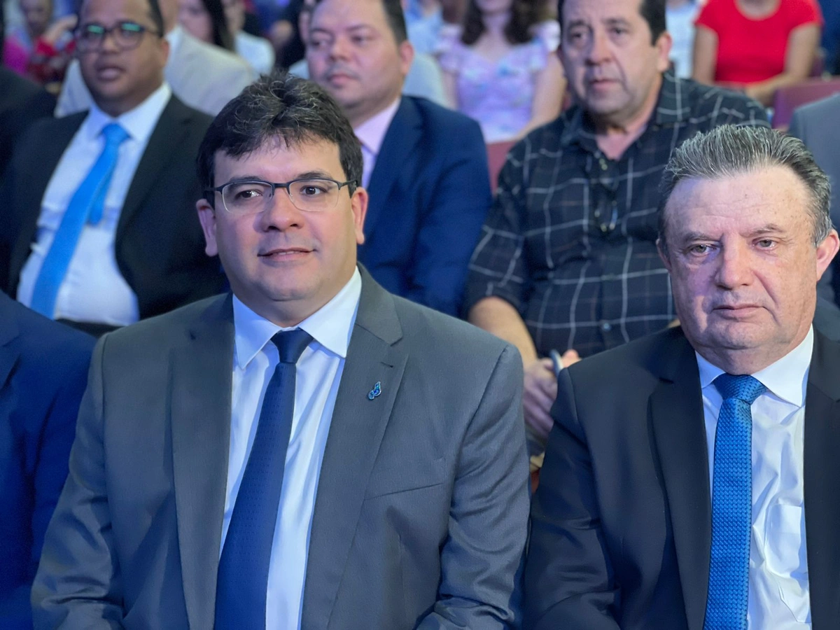 Rafael Fonteles e e o desembargador Hilo Almeida