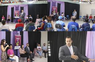 Roda de conversa alerta homens sobre violência contra a mulher em Monsenhor Gil. (Foto: Mikeias di Mattos | Conecta Piauí)