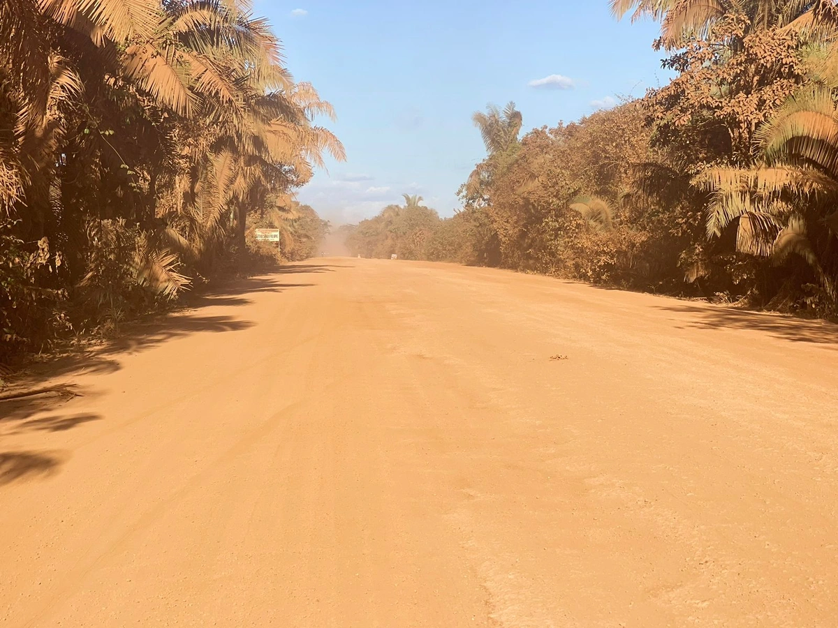 Trecho da BR-226 entre o município de Timon e o povoado Baú