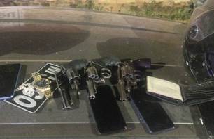 Três armas de fogo foram apreendidas (Foto: Conecta Piauí)