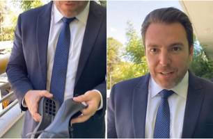 Vereador Markim Costa compartilhou o episódio em suas redes sociais (Foto: Reprodução) Vereador Markim Costa compartilhou o episódio em suas redes sociais (Foto: Reprodução)