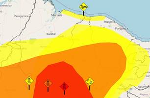 Alertas para o Piauí (Foto: Print/Inmet/Conecta Piauí)