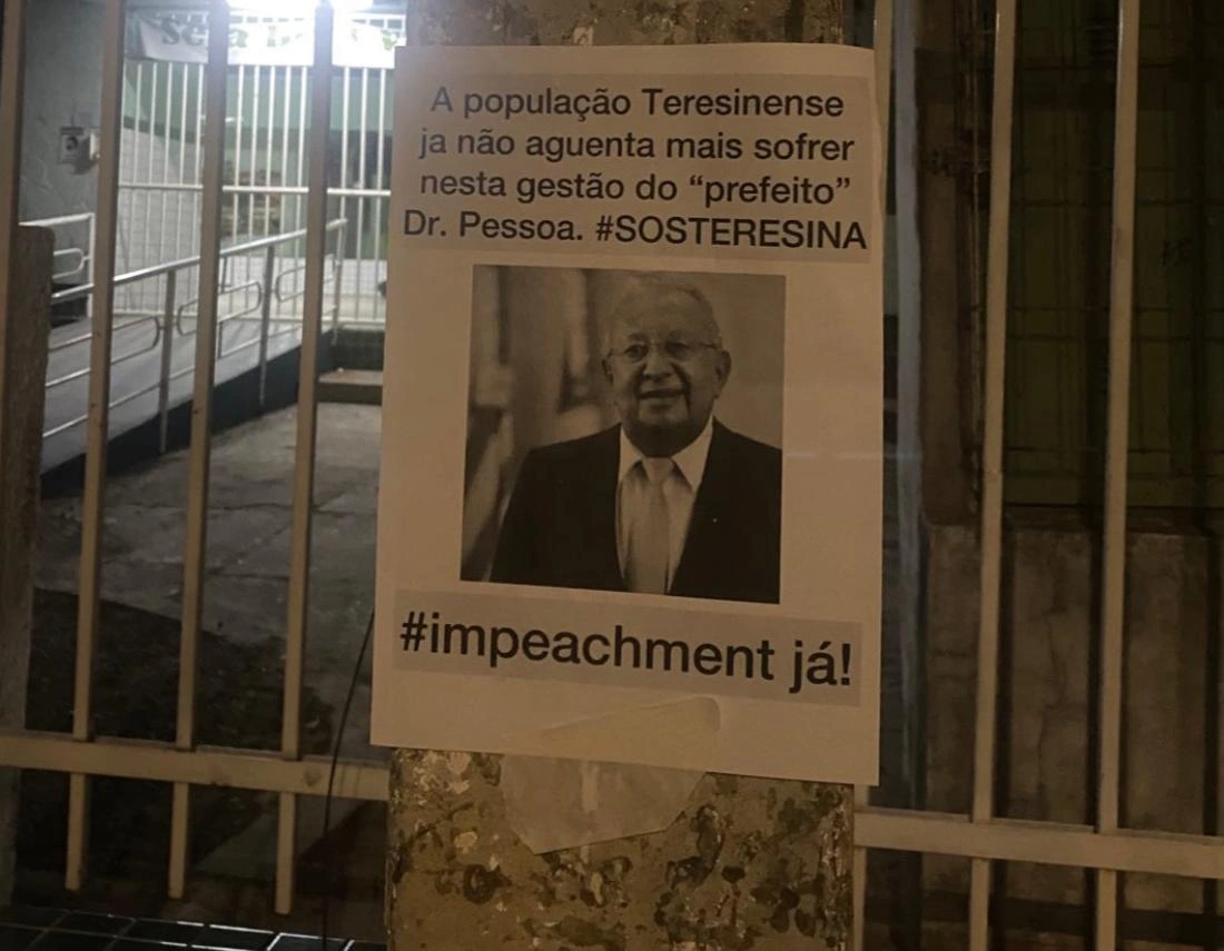 Cartaz contra Dr. Pessoa