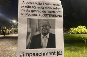 Cartaz espalhado em Teresina (Foto: Reprodução) Cartaz espalhado em Teresina (Foto: Reprodução)