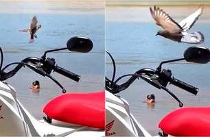 Casal se ama no rio (Foto: Tiago Moura / Conecta Piauí) Casal se ama no rio (Foto: Tiago Moura / Conecta Piauí)