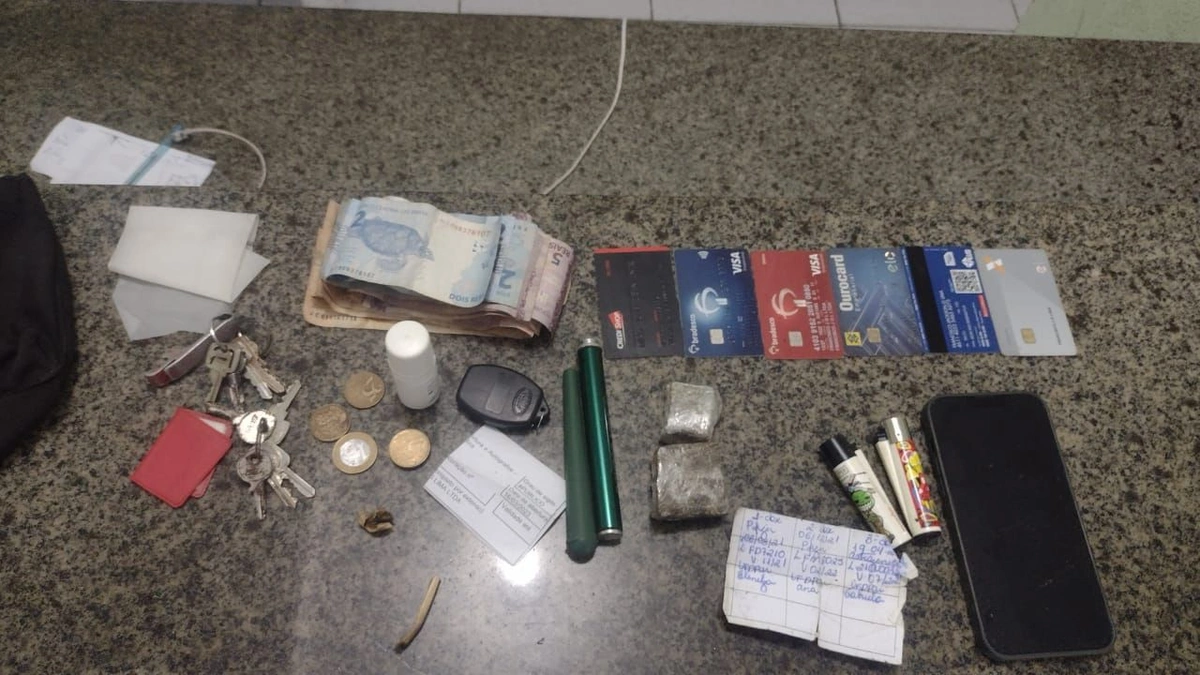 Drogas são apreendidas em operação da polícia militar em Parnaíba