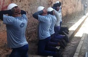 Grupo foi preso após furtos de cabos de fibra óptica (Foto: Reprodução) Grupo foi preso após furtos de cabos de fibra óptica (Foto: Reprodução)