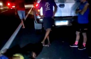 Homem morreu atropelado na BR-343 (Foto: Reprodução) Homem morreu atropelado na BR-343 (Foto: Reprodução)