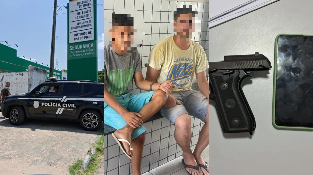 Polícia Civil apreende arma e prende dois suspeitos em flagrante na capital
