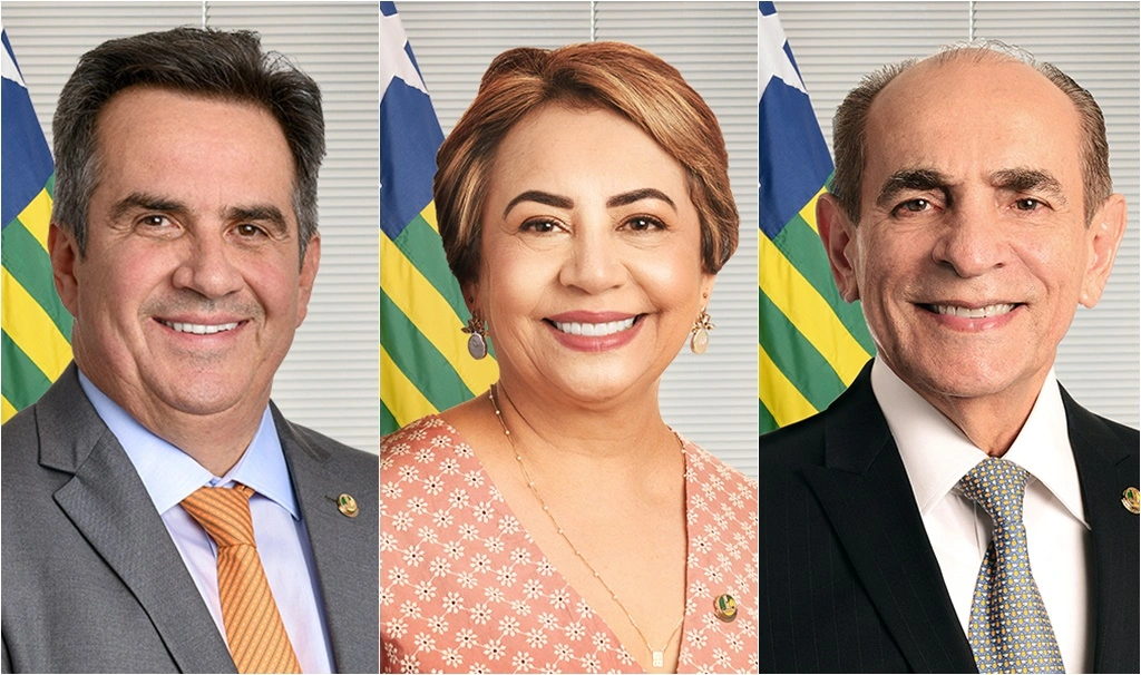 Senadores Ciro Nogueira, Jussara Lima e Marcelo Castro