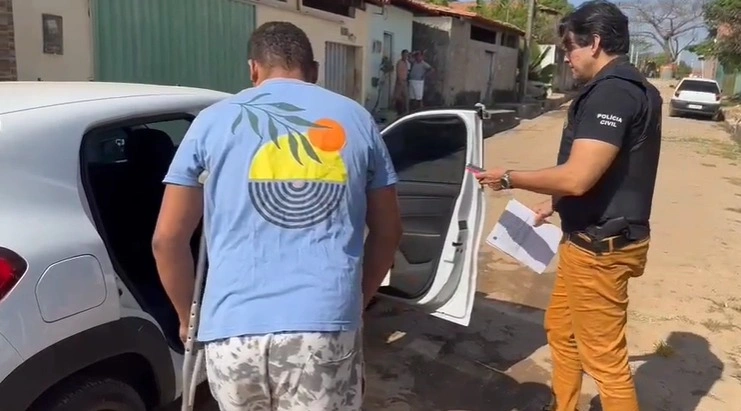Suspeito preso