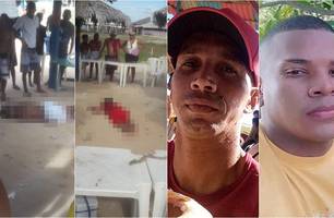 Vítimas de crime na praia (Foto: Reprodução) Vítimas de crime na praia (Foto: Reprodução)
