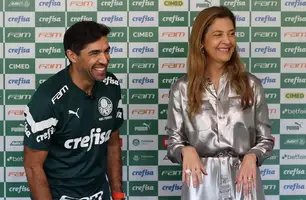 Abel Ferreira e Leila Pereira na Academia do Palmeiras (Foto: Cesar Greco / Palmeiras) Abel Ferreira e Leila Pereira na Academia do Palmeiras (Foto: Cesar Greco / Palmeiras)
