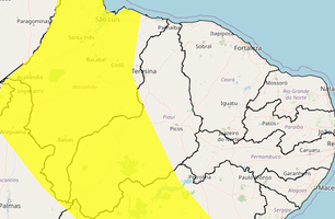 Alerta de chuvas intensas (Foto: Inmet) Alerta de chuvas intensas (Foto: Inmet)