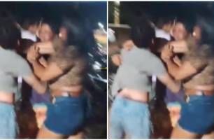 Barraco em Demerval Lobão: disputa por 'boy' gera repercussão nas redes sociais (Foto: Reprodução) Barraco em Demerval Lobão: disputa por 'boy' gera repercussão nas redes sociais (Foto: Reprodução)