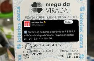 Bilhete "quase premiado" de apostador (Foto: Reprodução / X) Bilhete "quase premiado" de apostador (Foto: Reprodução / X)