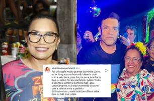 Cantor da banda Chicabana confunde prefeita de Timon (Foto: Reprodução/Instagram) Cantor da banda Chicabana confunde prefeita de Timon (Foto: Reprodução/Instagram)