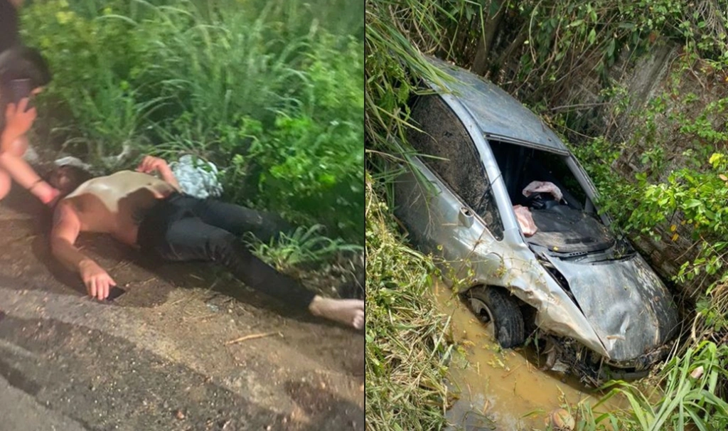 Cantor da banda Forró Saborear sofre grave acidente no Réveillon em Teresina