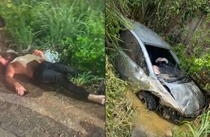 Cantor da banda Forró Saborear sofre grave acidente no Réveillon em Teresina (Foto: Reprodução) Cantor da banda Forró Saborear sofre grave acidente no Réveillon em Teresina (Foto: Reprodução)