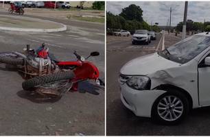 Casal fica ferido após se envolver em um grave acidente em Piripiri (Foto: Reprodução) Casal fica ferido após se envolver em um grave acidente em Piripiri (Foto: Reprodução)