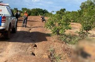 Corpo é encontrado em vala com marca de tiro no pescoço e sinais de tortura no Piauí (Foto: Reprodução) Corpo é encontrado em vala com marca de tiro no pescoço e sinais de tortura no Piauí (Foto: Reprodução)