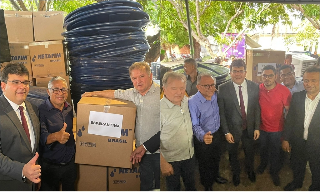 Entrega de kits de irrigação
