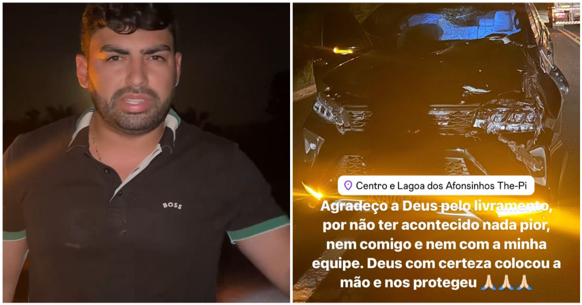 Ex-secretário do Dr. Pessoa sofre acidente em buraco de via: 'Deu PT'