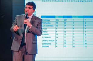 Governador destaca avanços na redução da criminalidade e traça metas para 2024 (Foto: Reprodução) Governador destaca avanços na redução da criminalidade e traça metas para 2024 (Foto: Reprodução)