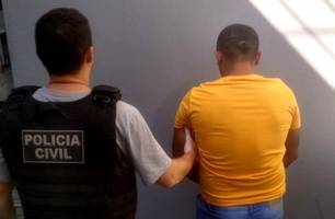 Homem foi recapturado em Campo Maior (Foto: Reprodução) Homem foi recapturado em Campo Maior (Foto: Reprodução)