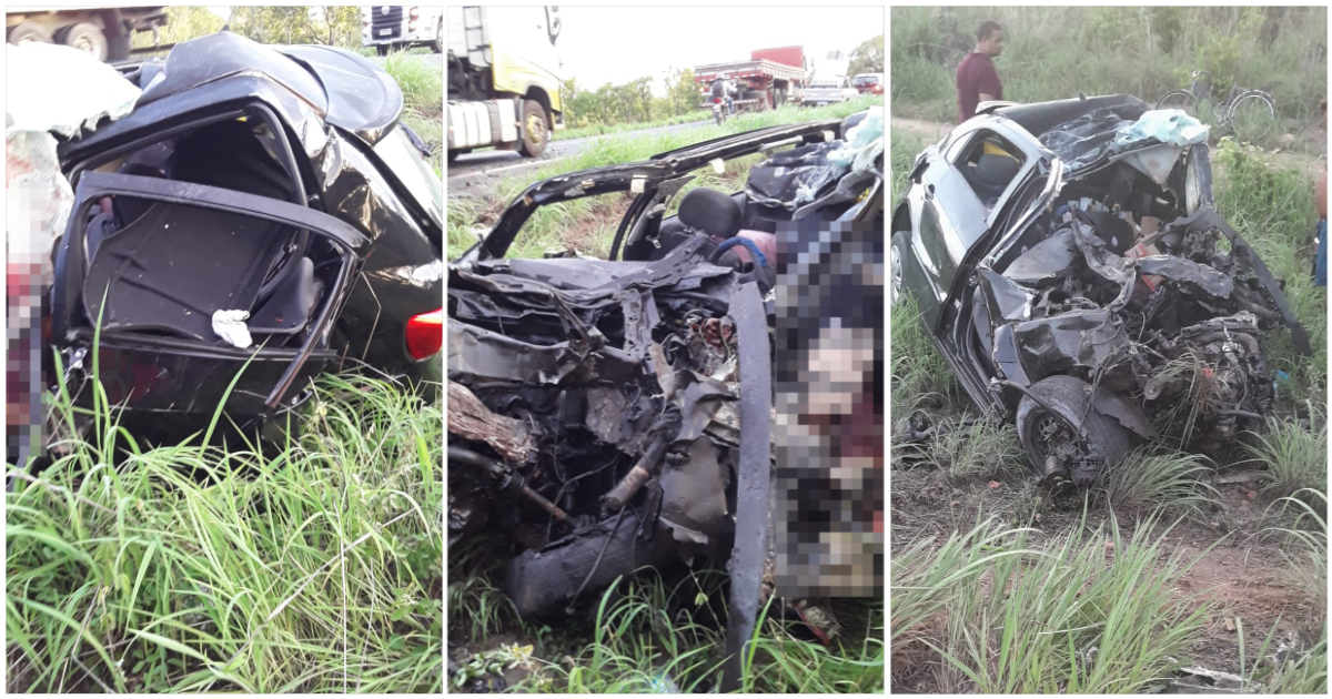 Homem morre preso às ferragens após acidente na BR-316 em Lagoa do Piauí