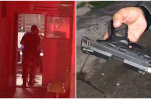 Homem surta após discussão e efetua vários tiros em bar na zona Norte de Teresina (Foto: Reprodução)