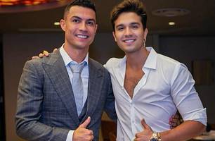Luan Santana e Cristiano Ronaldo (Foto: Reprodução/Instagram)
