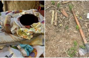 Mãe surta e mata bebê de 23 dias com golpes de machado no Maranhão (Foto: Reprodução/ Marcos Silva Notícias) Mãe surta e mata bebê de 23 dias com golpes de machado no Maranhão (Foto: Reprodução/ Marcos Silva Notícias)