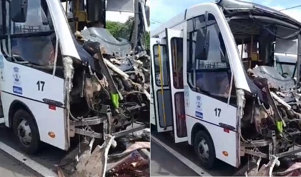 Motorista do transporte eficiente de Teresina colide em veiculo na zona Sul