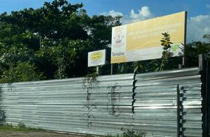 Obras no Parque Floresta Fóssil (Foto: Tiago Moura/ Conecta Piauí) Obras no Parque Floresta Fóssil (Foto: Tiago Moura/ Conecta Piauí)