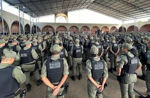 Operação deflagrada pela Polícia Militar (Foto: Reprodução) Operação deflagrada pela Polícia Militar (Foto: Reprodução)