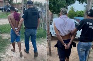 PC-PI prende dois integrantes de facção criminosa em Teresina (Foto: Reprodução) PC-PI prende dois integrantes de facção criminosa em Teresina (Foto: Reprodução)