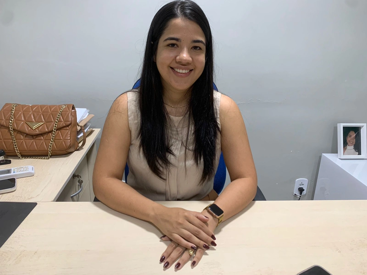 Secretária de Saúde e primeira-dama do município de Demerval Lobão, Thalyssandra Magalhães