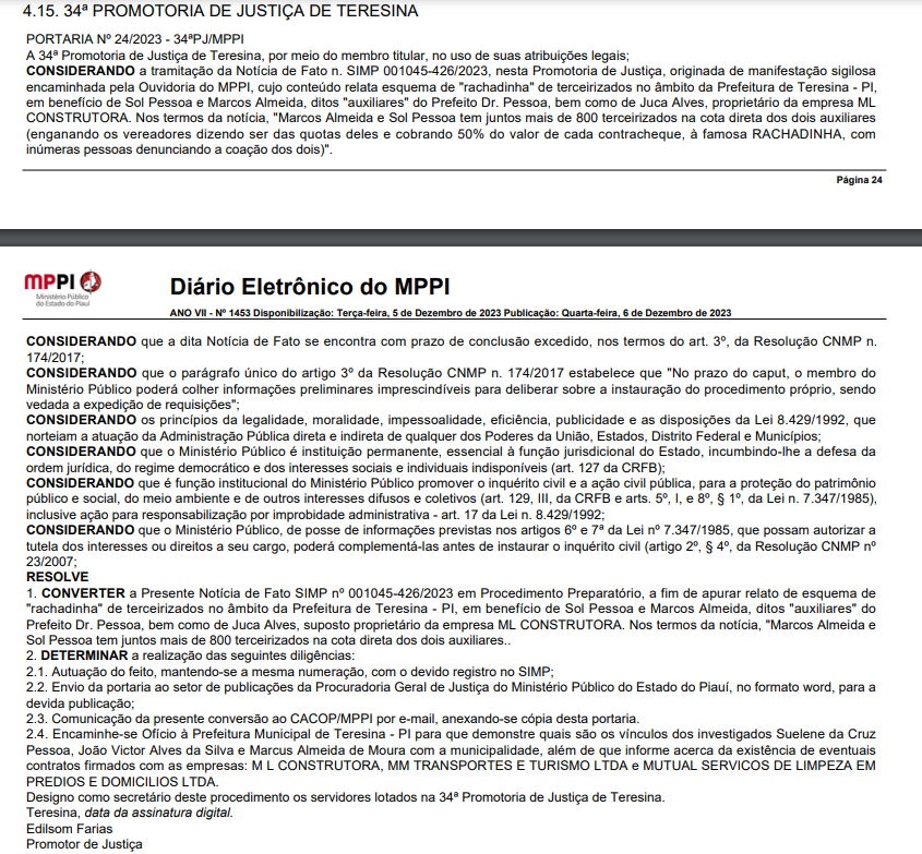 Superintendente interino da Saad Sul é investigado por suposta ‘rachadinha’ na PMT