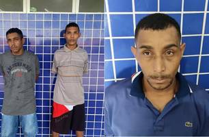 Trio é preso após polícia flagrar negociação de arma no Piauí (Foto: Divulgação) Trio é preso após polícia flagrar negociação de arma no Piauí (Foto: Divulgação)