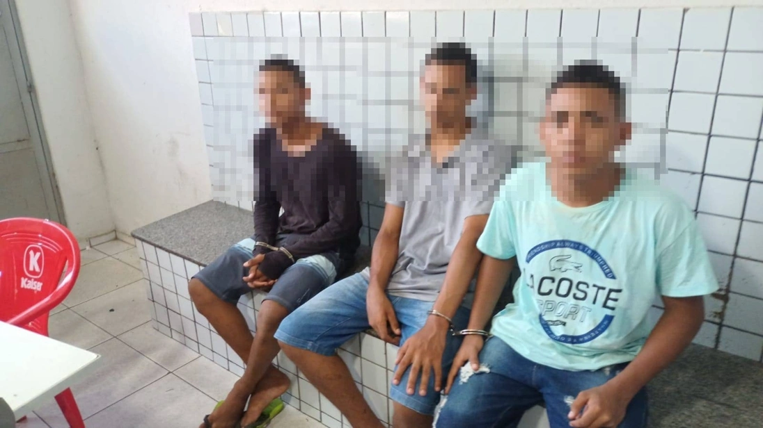 Trio foi preso na zona Leste de Teresina
