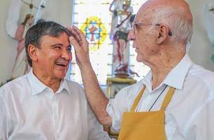 Wellington e padre Lancellotti (Foto: Reprodução/Redes Sociais) Wellington e padre Lancellotti (Foto: Reprodução/Redes Sociais)
