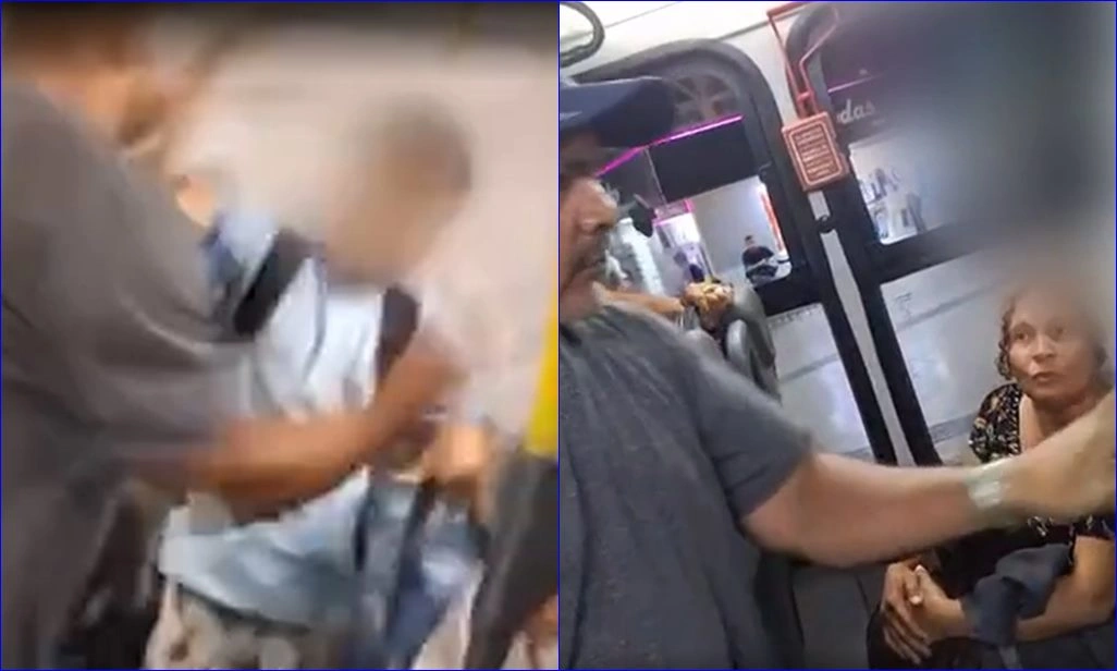 Após esbarra em mochila, adolescente de 14 anos é agredido dentro de ônibus
