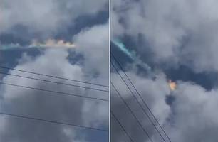'Arco-íris de fogo': entenda fenômeno raro visto no céu do Piauí (Foto: Reprodução)
