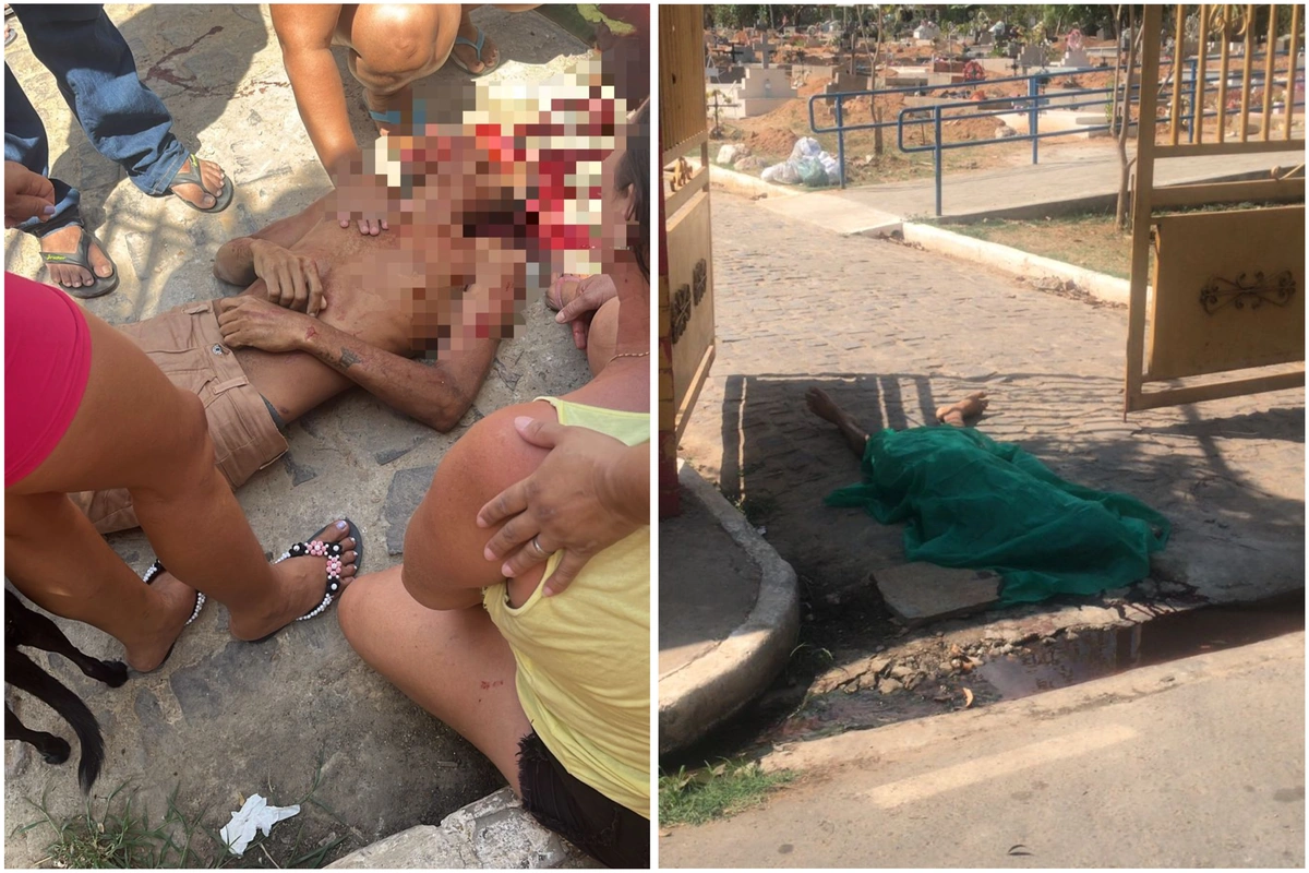 Coveiro foi morto a tiros em frente a cemitério